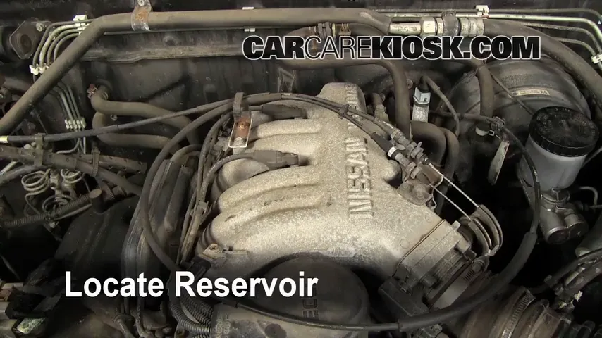 1995 Nissan Pickup XE 3.0L V6 Extended Cab Pickup Líquido limpiaparabrisas Agregar líquido